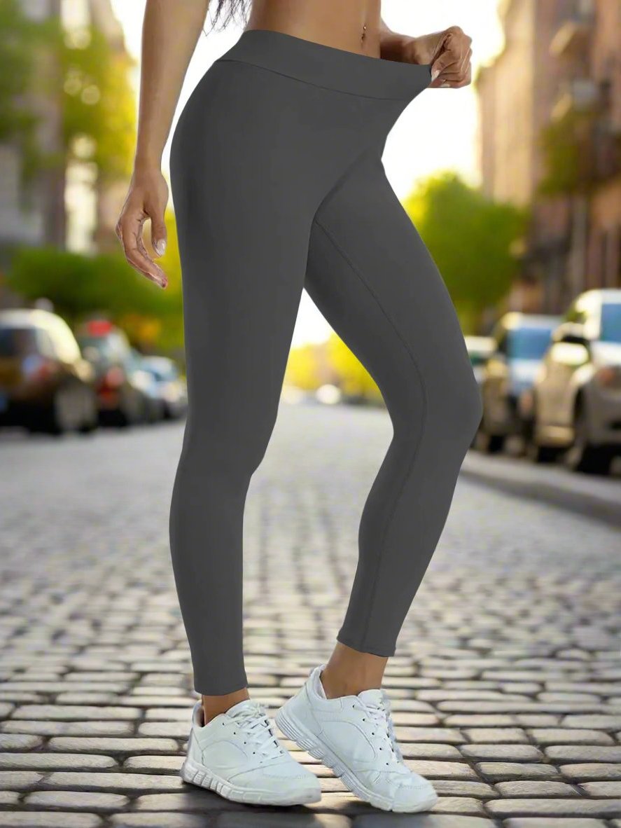 Elastic High Waist Lift Tight Fitness Trousers