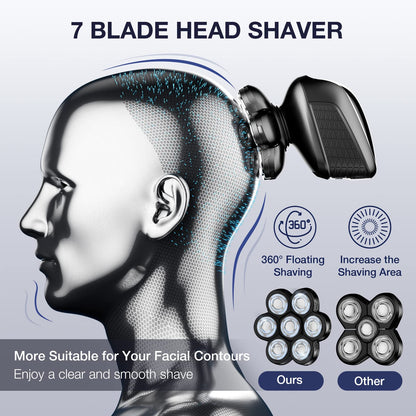 7 Blade Head Shaver